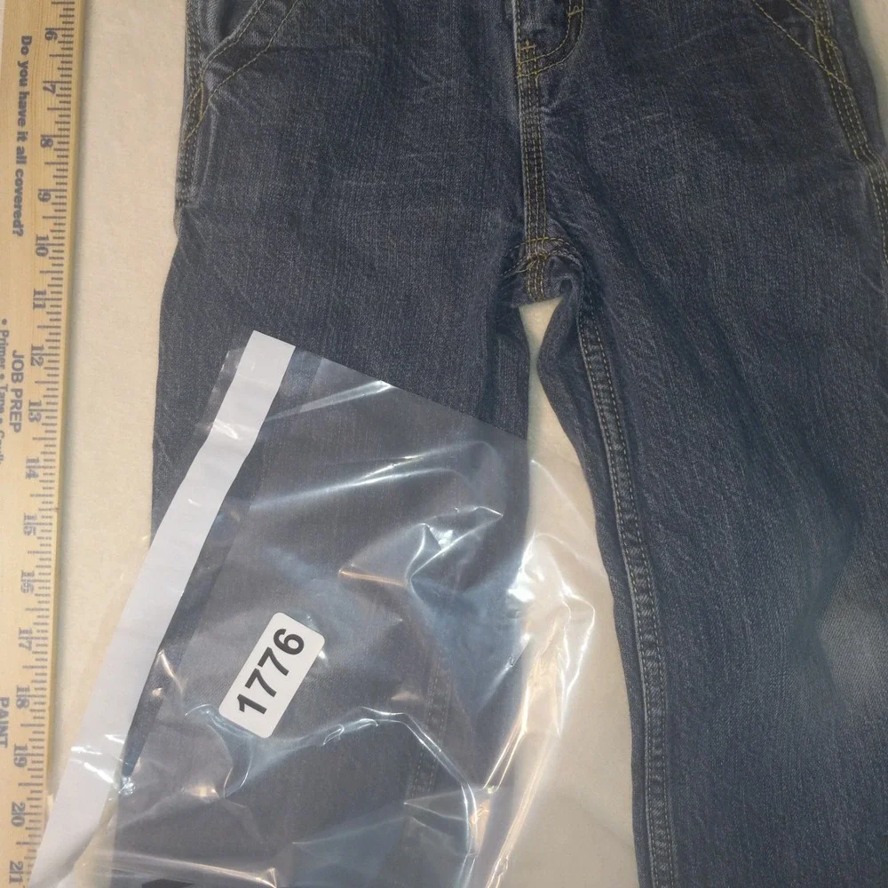 OshKosh B'gosh Carpenter Jeans Kids 5R  Dark Blue E-Z Adjust Waist Utility